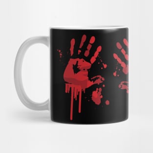 Bloody Handprints Mug